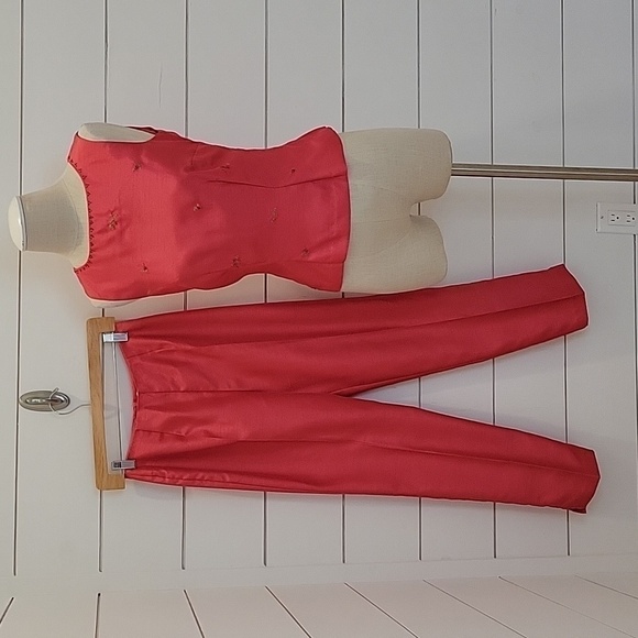 Dawn Joy Pants - DAWN JOY size 3/4. 2 piece pink pant suit